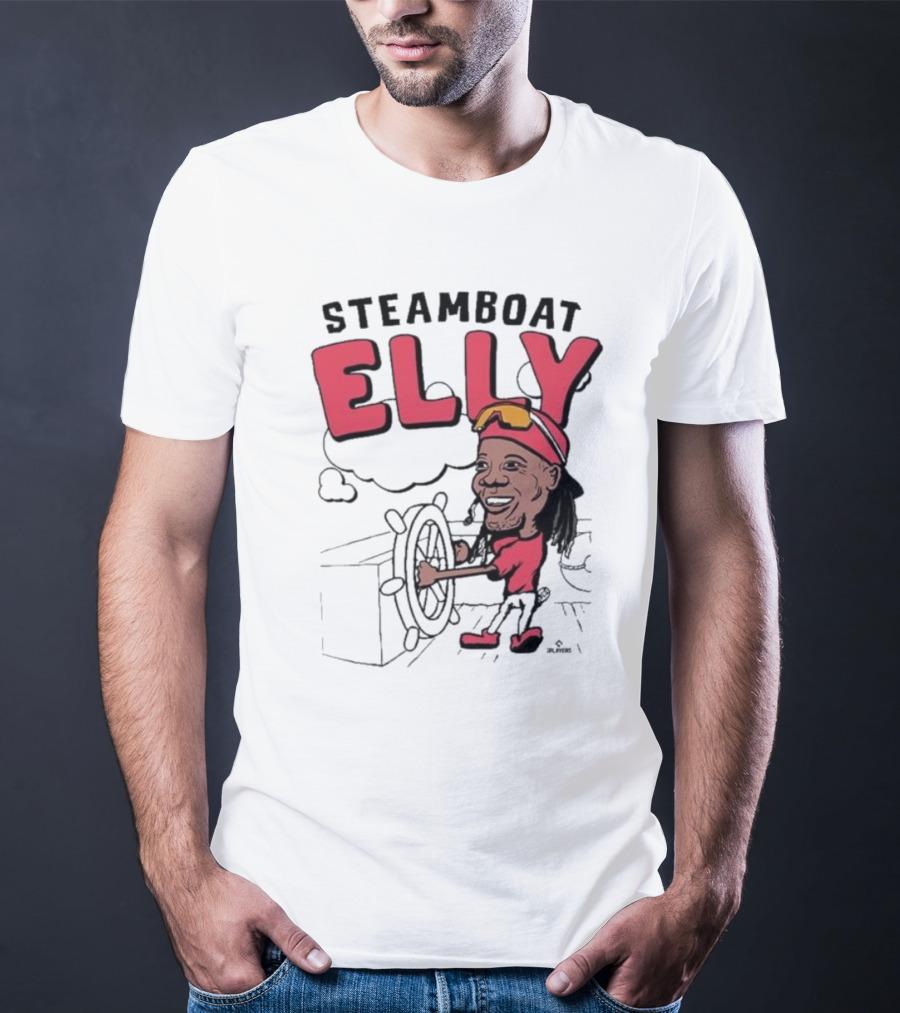 STEAMBOAT ELLY Elly De La Cruz Wheel Turner Cartoon T-Shirt
