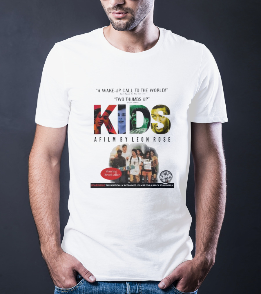 A Wake-up Call To The World Two Thumbs Up Kids A Film By Leon Rose Starring Brock Aller T-Shirt