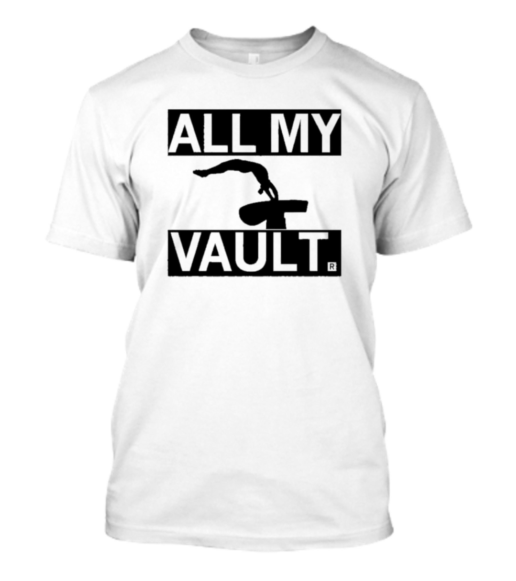 ALL MY VAULT Gymnastics Pommel Horse T-Shirt