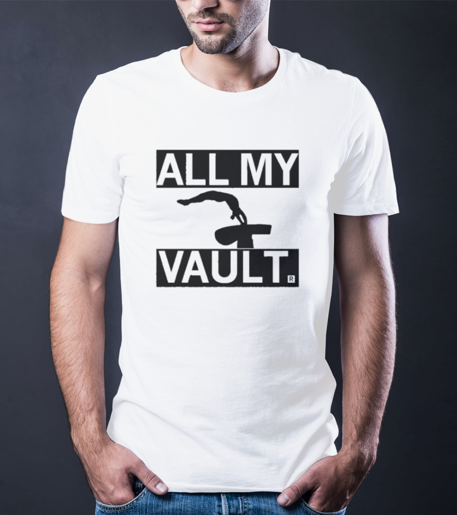 ALL MY VAULT Gymnastics Pommel Horse T-Shirt