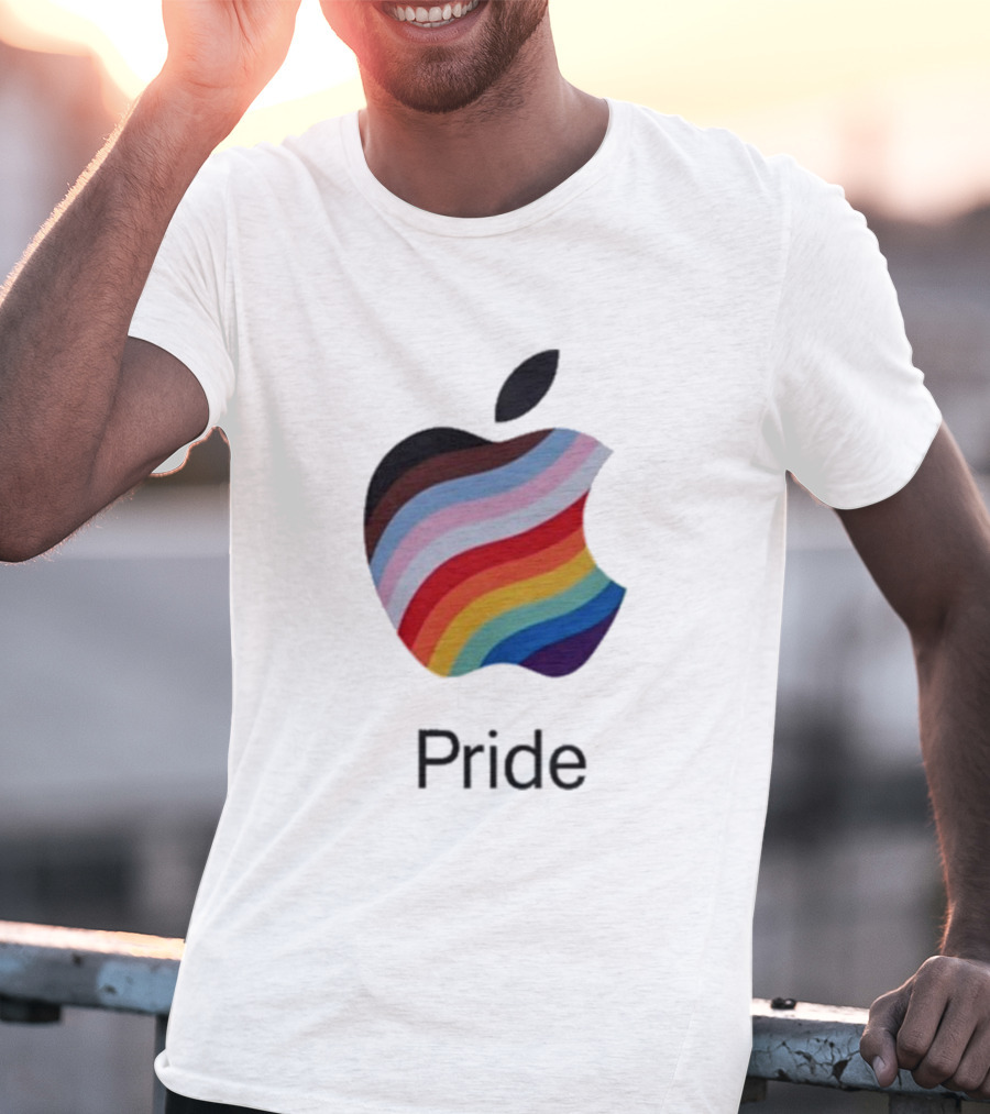 Apple Pride Rainbow T-Shirt