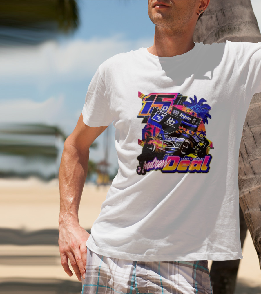 15 Andrew Deal Victory KC Motorsports Caney Kansas Racing T-Shirt