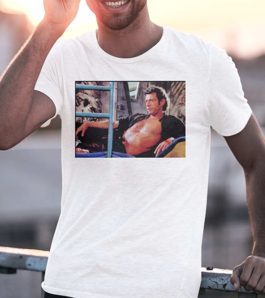 Ian Malcolm Jurassic Park Iconic Scene T-Shirt