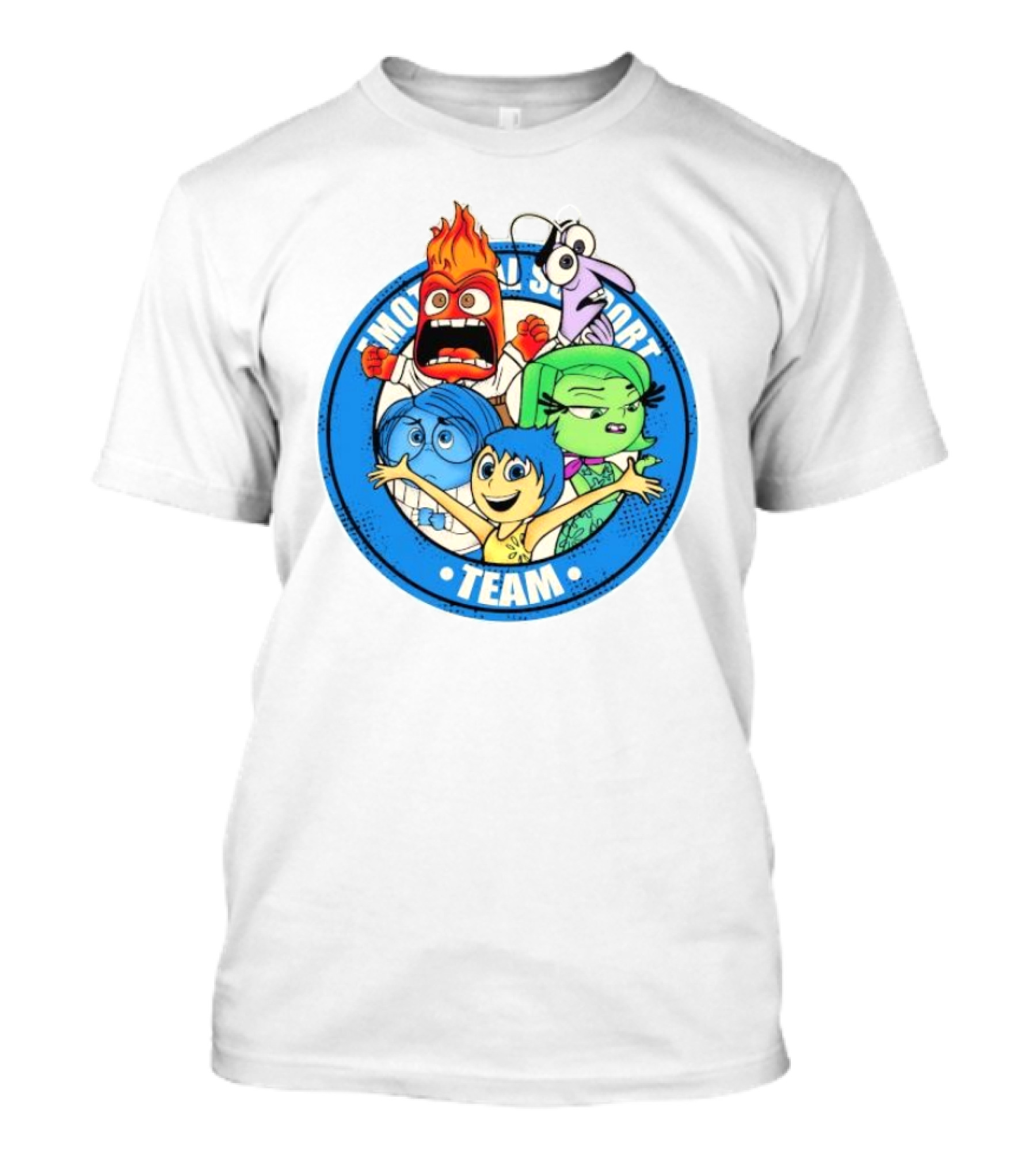 Emotional Support Team Inside Out Characters Riley's Emotions T-Shirt