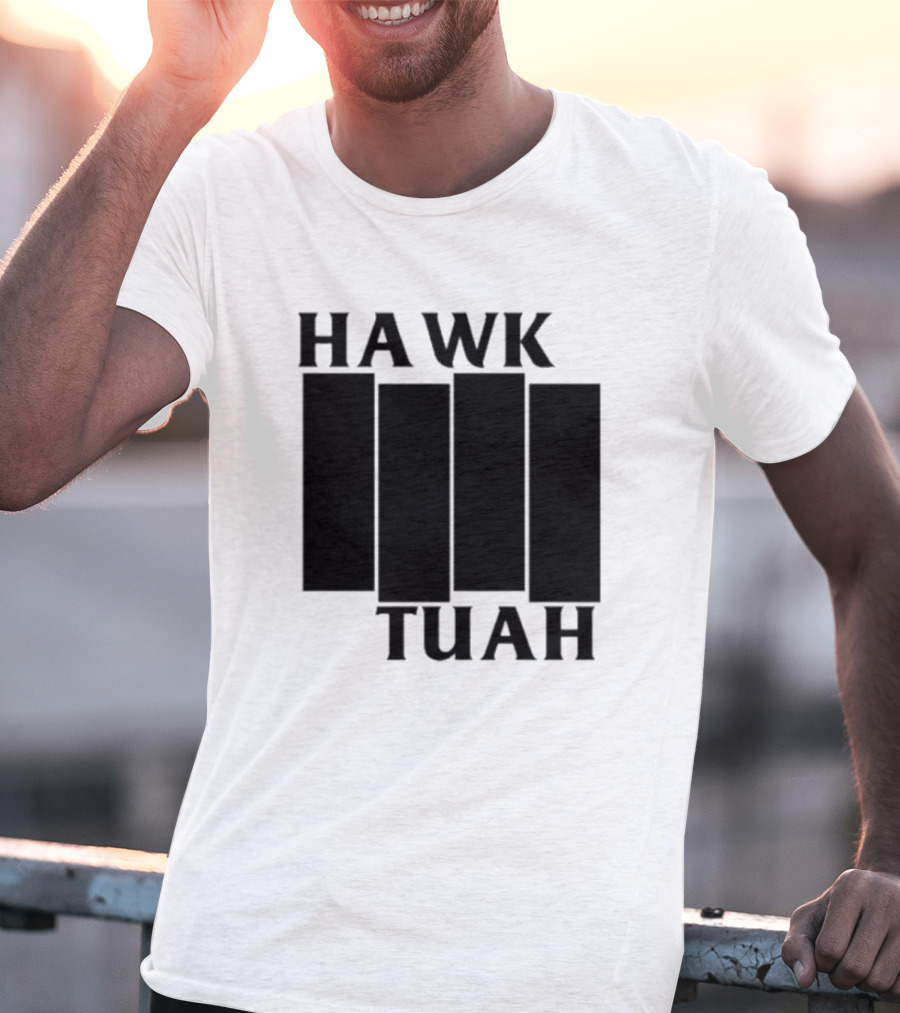 Hawk Tuah Black Flag T-Shirt