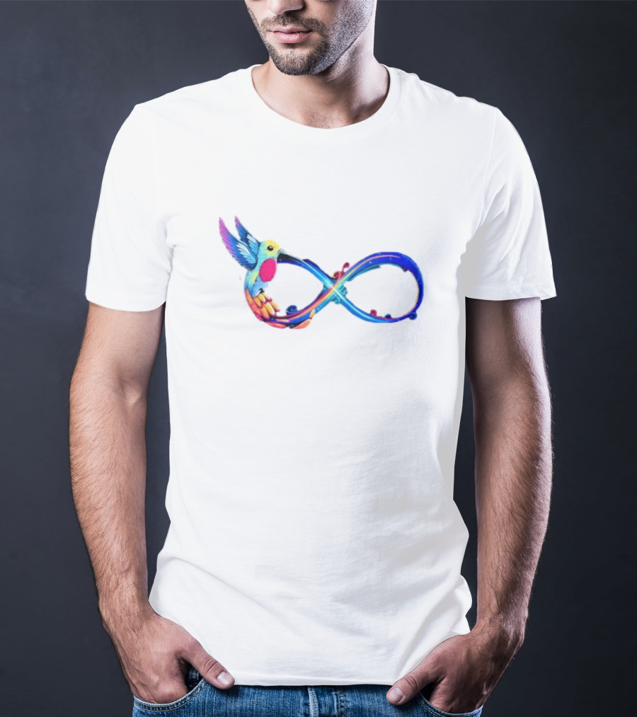 Infinity Colorful Bird T-Shirt