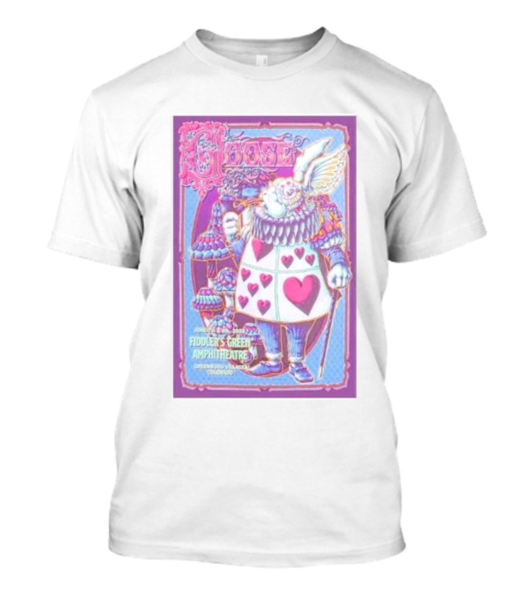 Goose At Fiddler's Green Amphitheatre Denver Wonderland T-Shirt