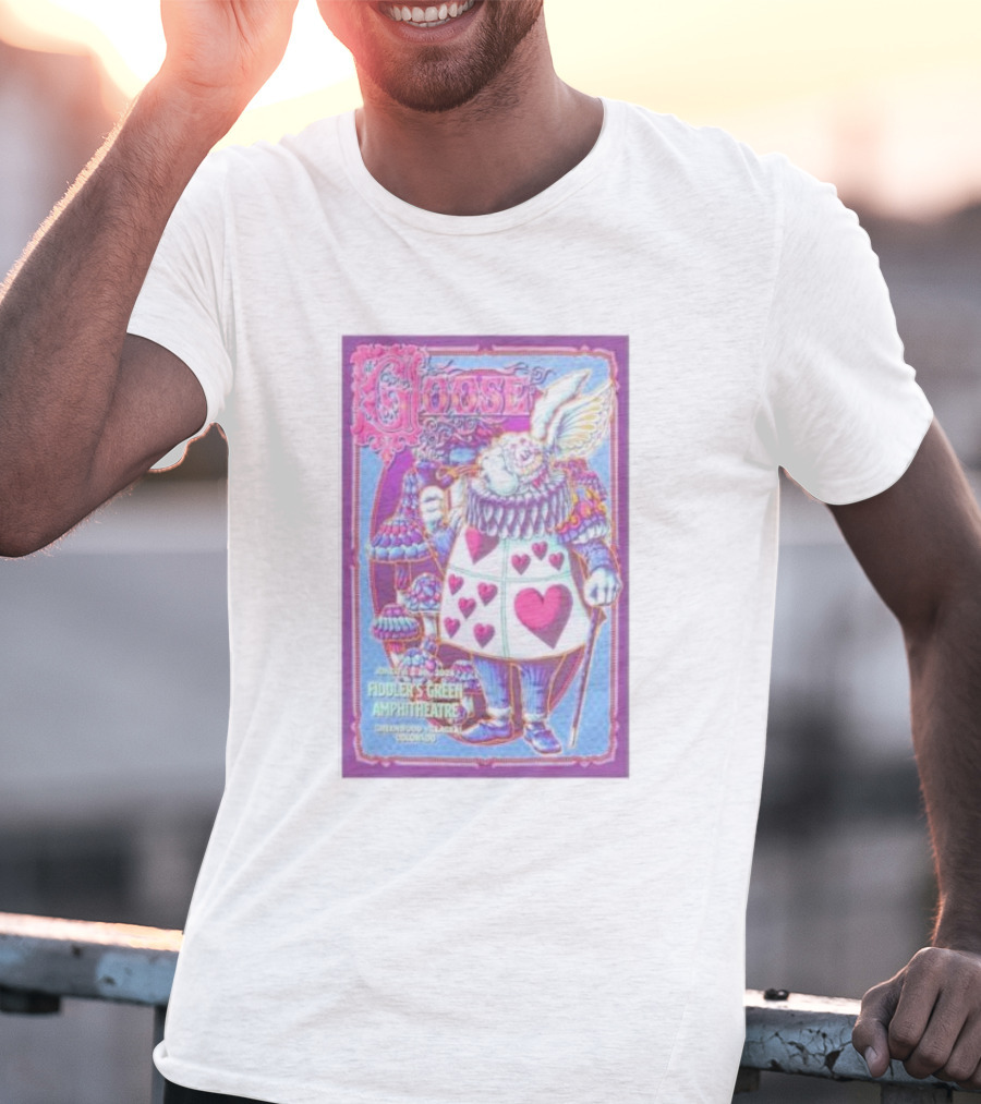 Goose At Fiddler's Green Amphitheatre Denver Wonderland T-Shirt