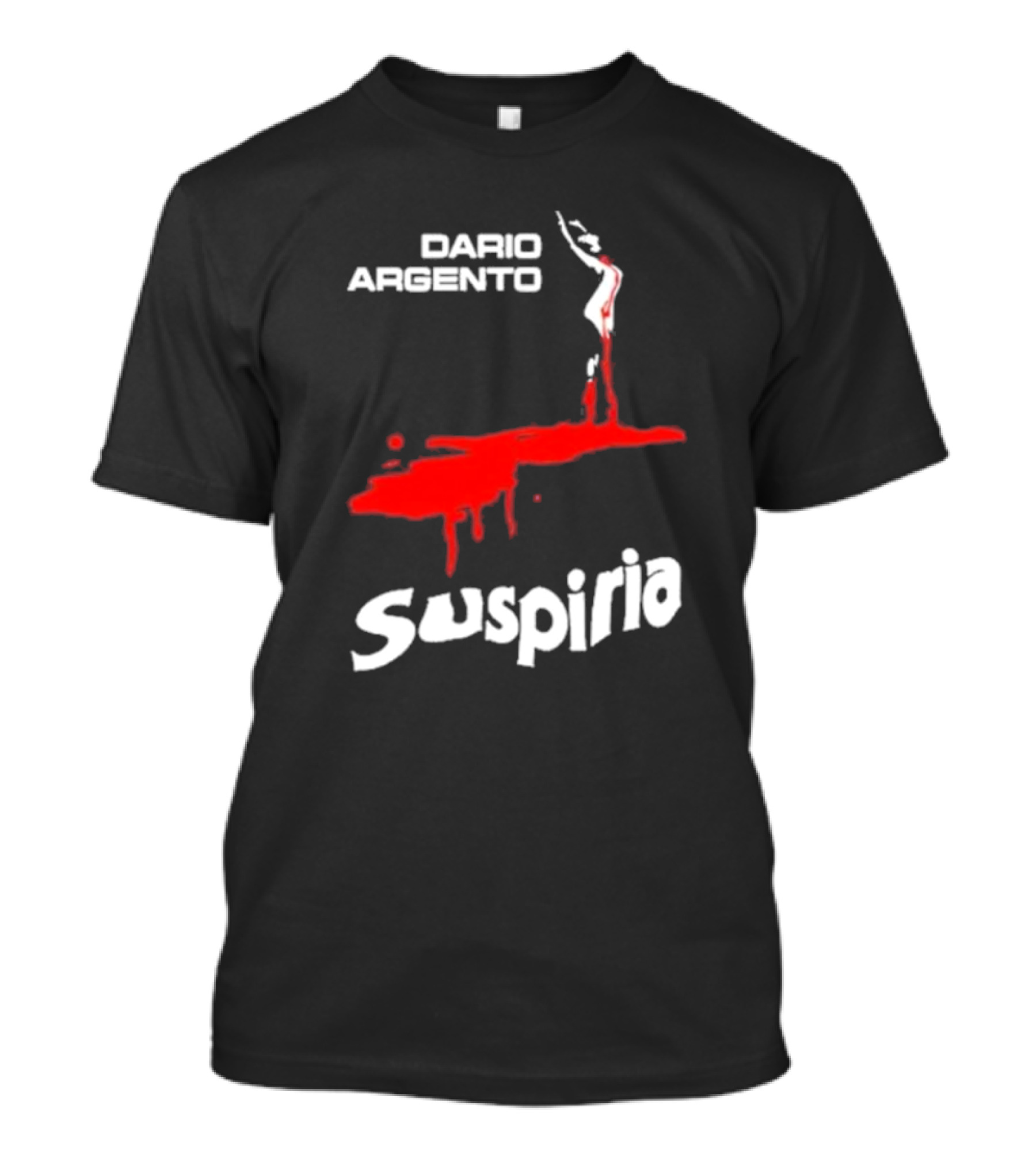 Dario Argento Suspiria Louisa Red Silhouette Blood Splatter T-Shirt