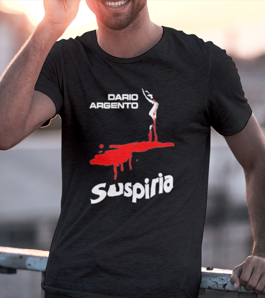 Dario Argento Suspiria Louisa Red Silhouette Blood Splatter T-Shirt