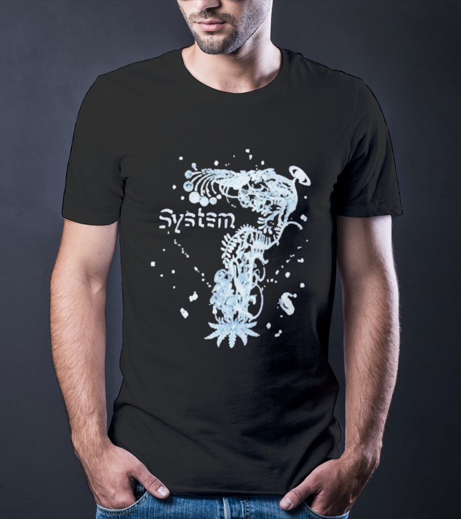 System 7 Unique Floral T-Shirt