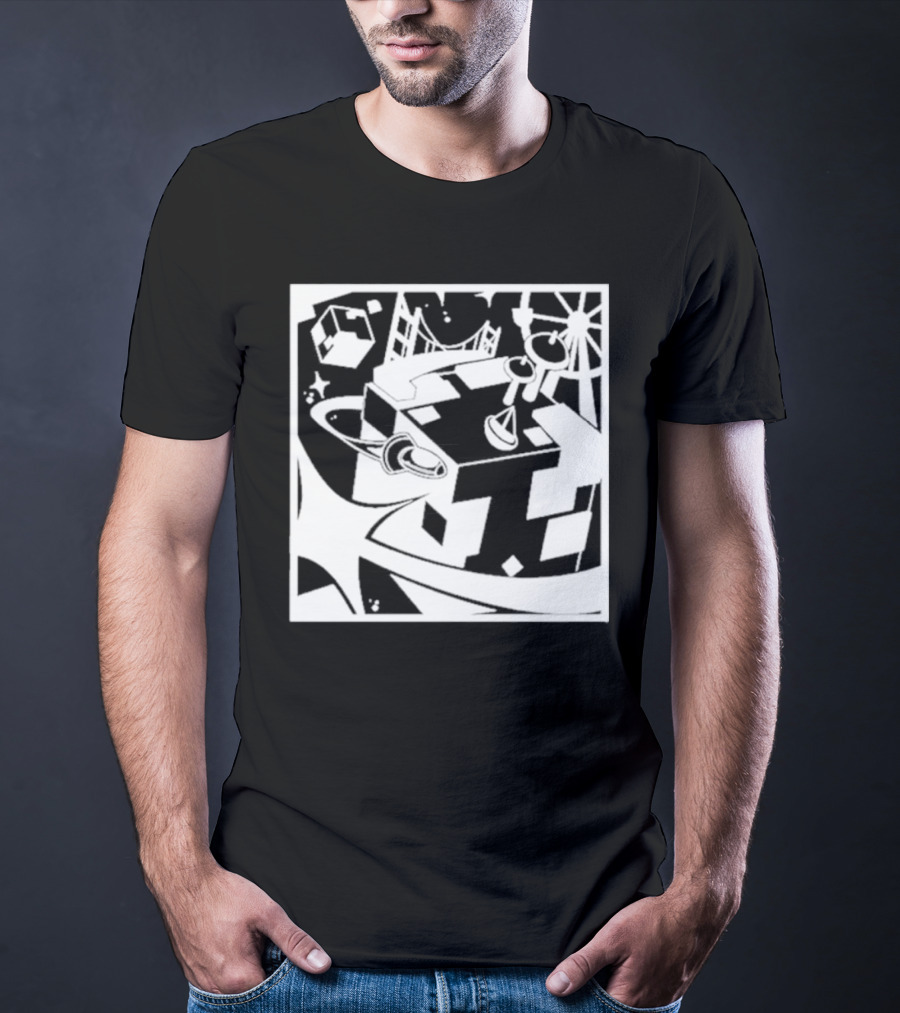 Tallulah Richarlyson Tilin QSMP Egg Surreal Cityscape Blocks Space T-Shirt