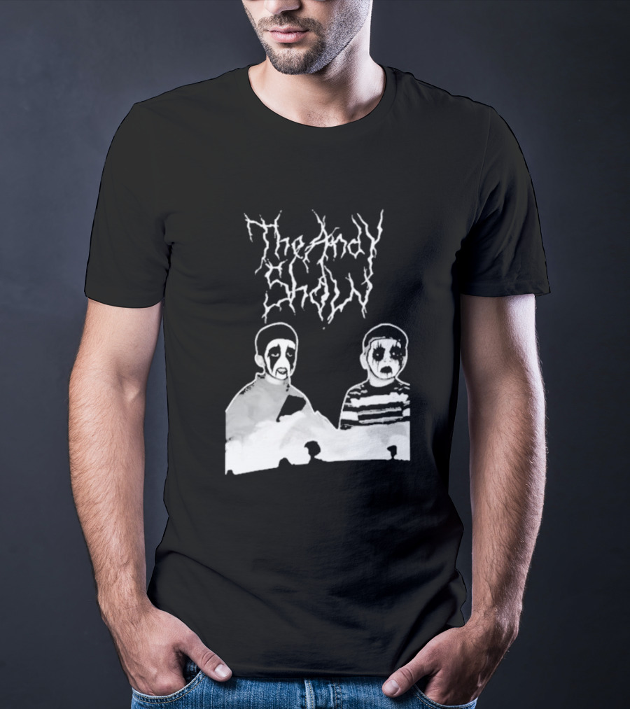 The Andy Show Corpse Paint Black Metal Duo T-Shirt