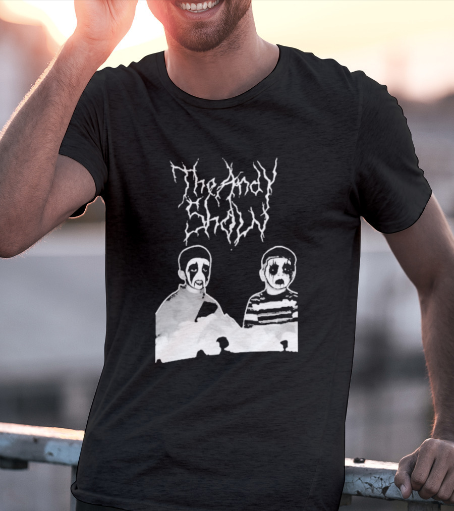 The Andy Show Corpse Paint Black Metal Duo T-Shirt