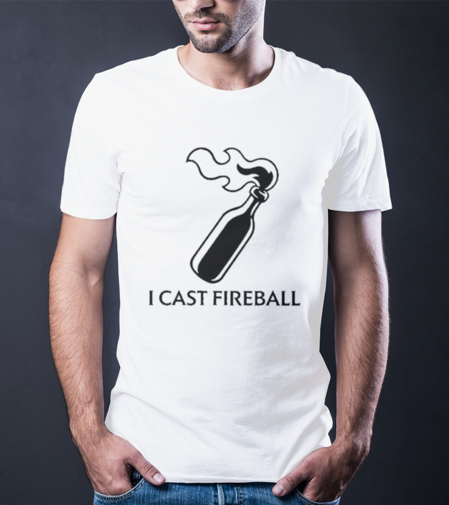 Baddie I Cast Fireball Molotov Flame T-Shirt