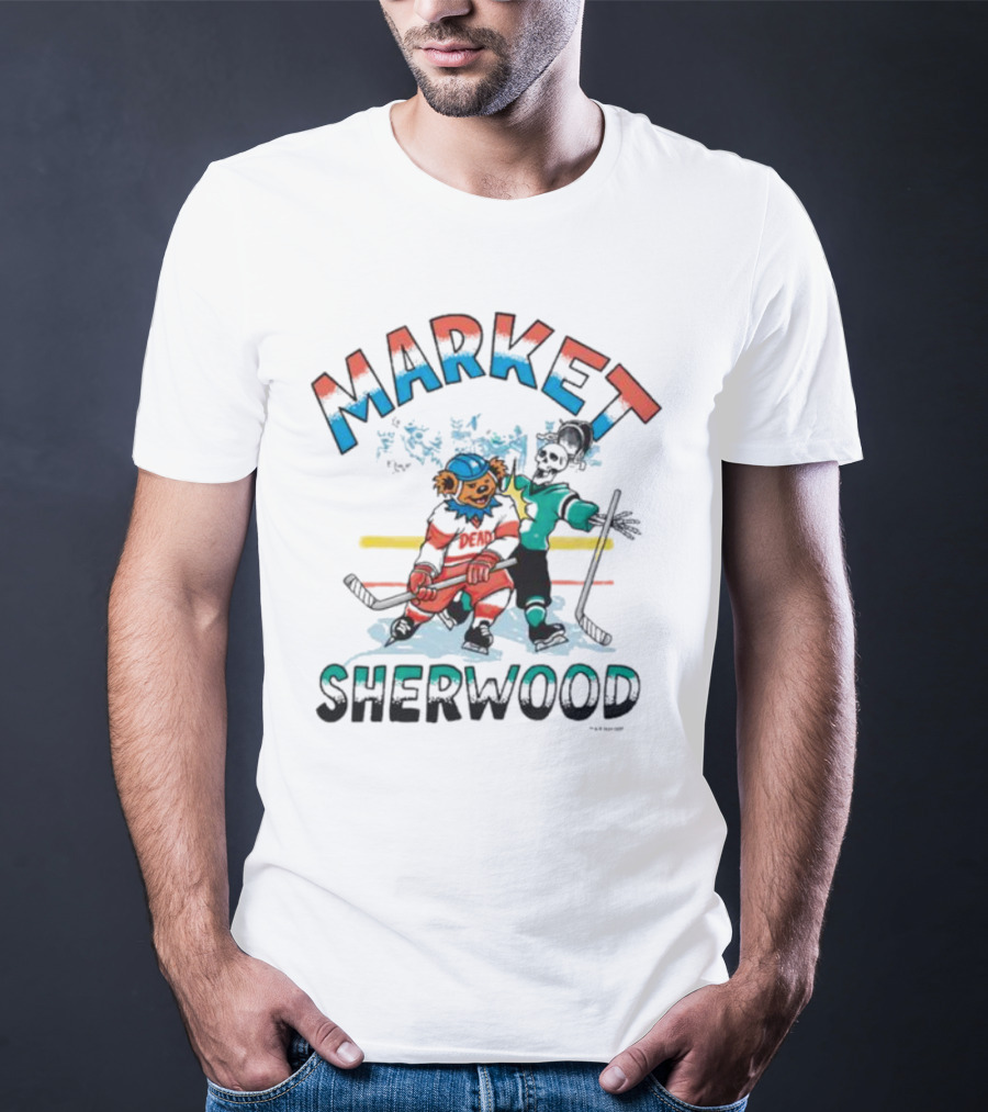 Sherwood Gd Bender Market Hockey Bear T-Shirt