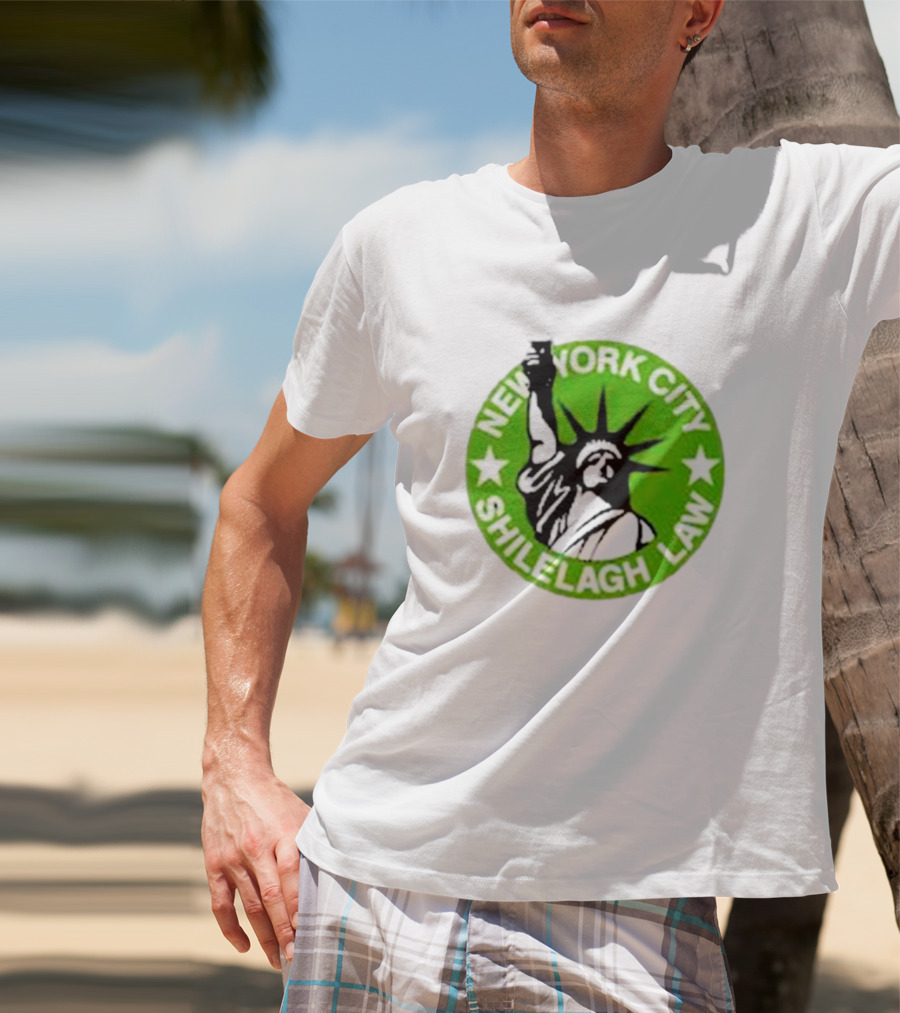 New York City Shilelagh Law Statue Of Liberty Beer T-Shirt