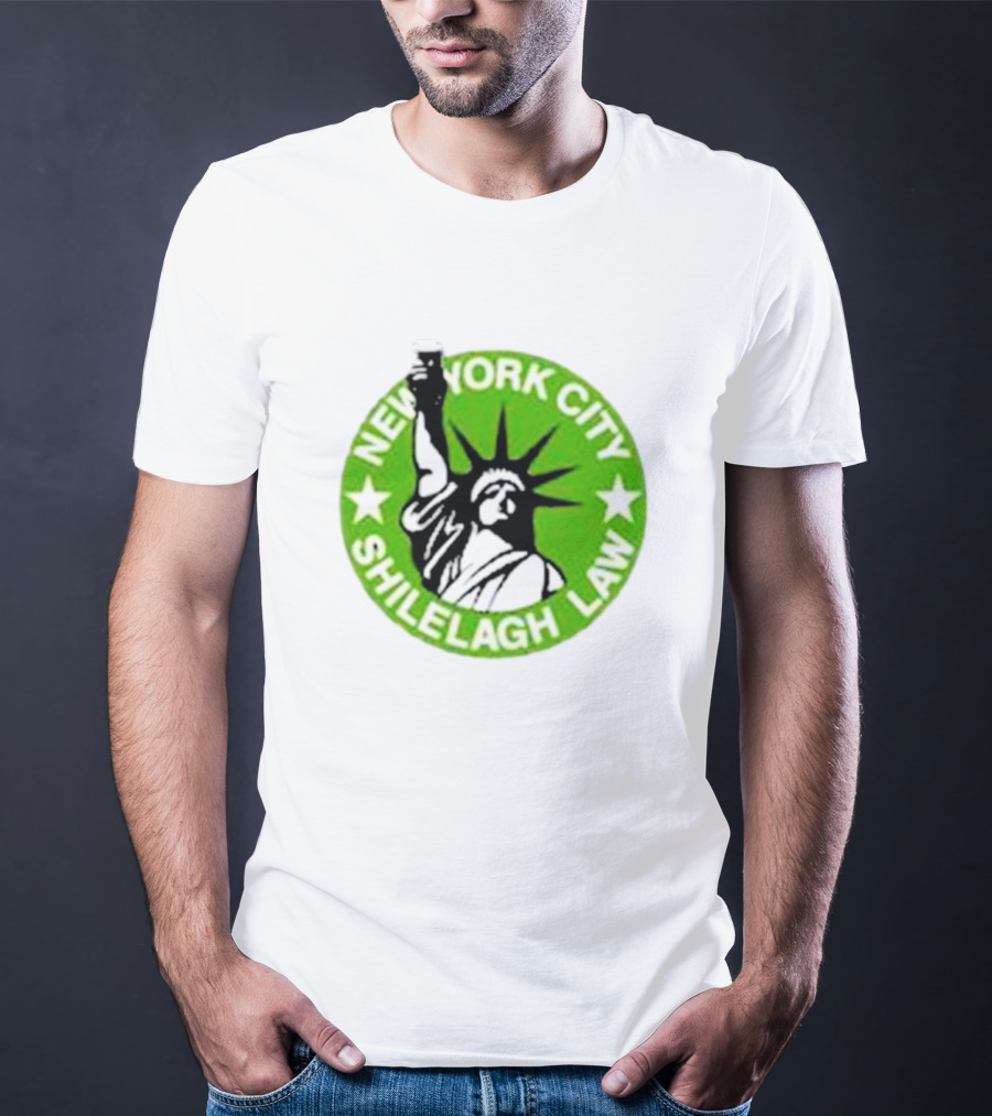 New York City Shilelagh Law Statue Of Liberty Beer T-Shirt