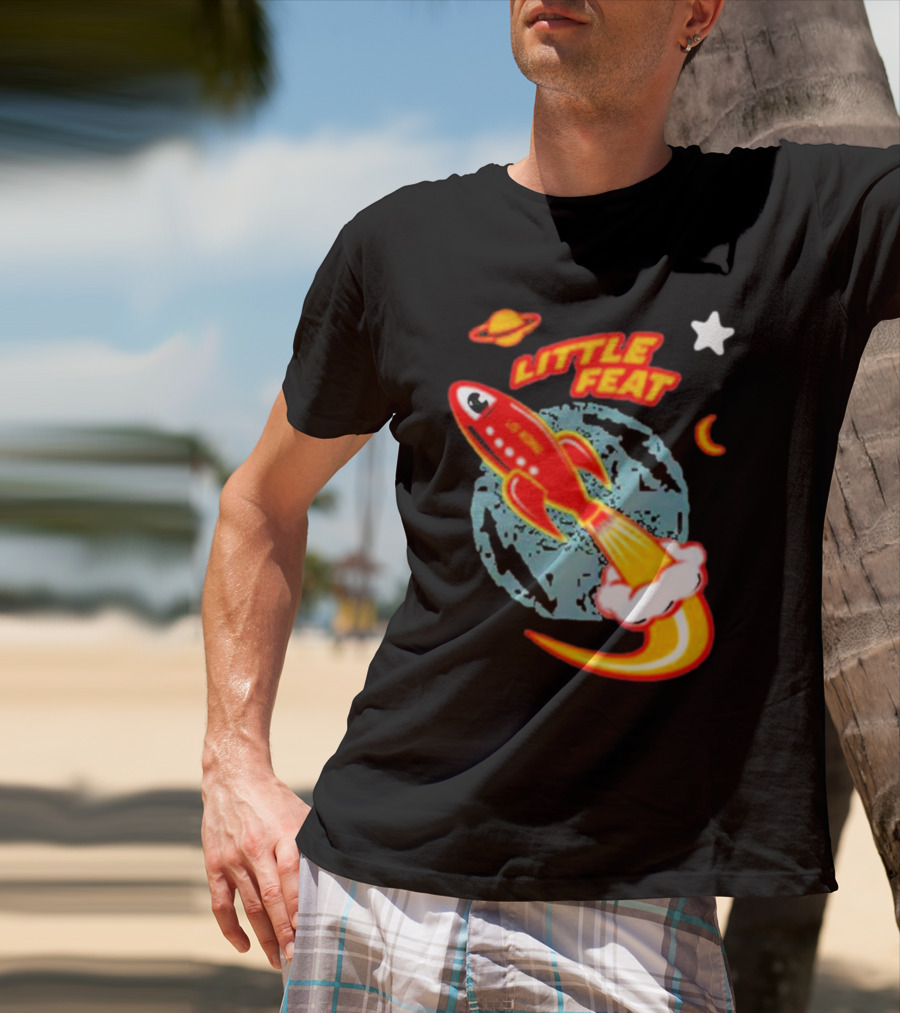 Little Feat Rocketship Planetary Adventure T-Shirt