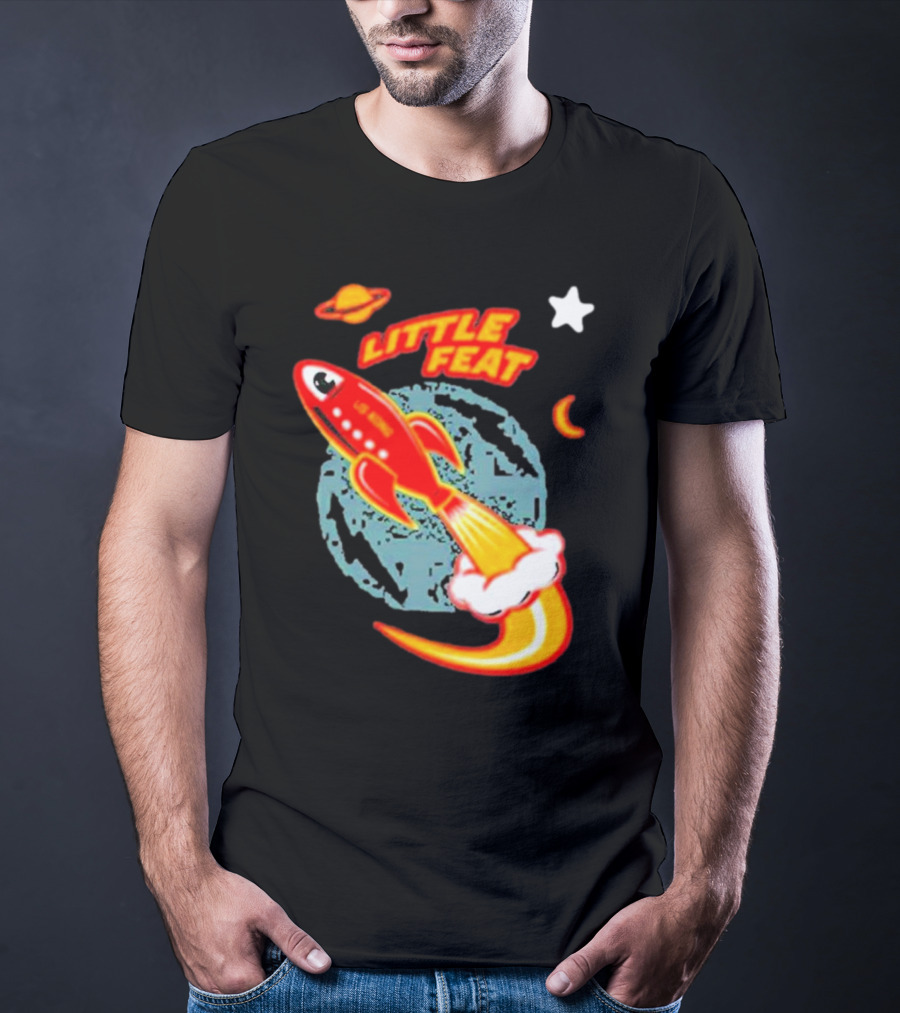 Little Feat Rocketship Planetary Adventure T-Shirt