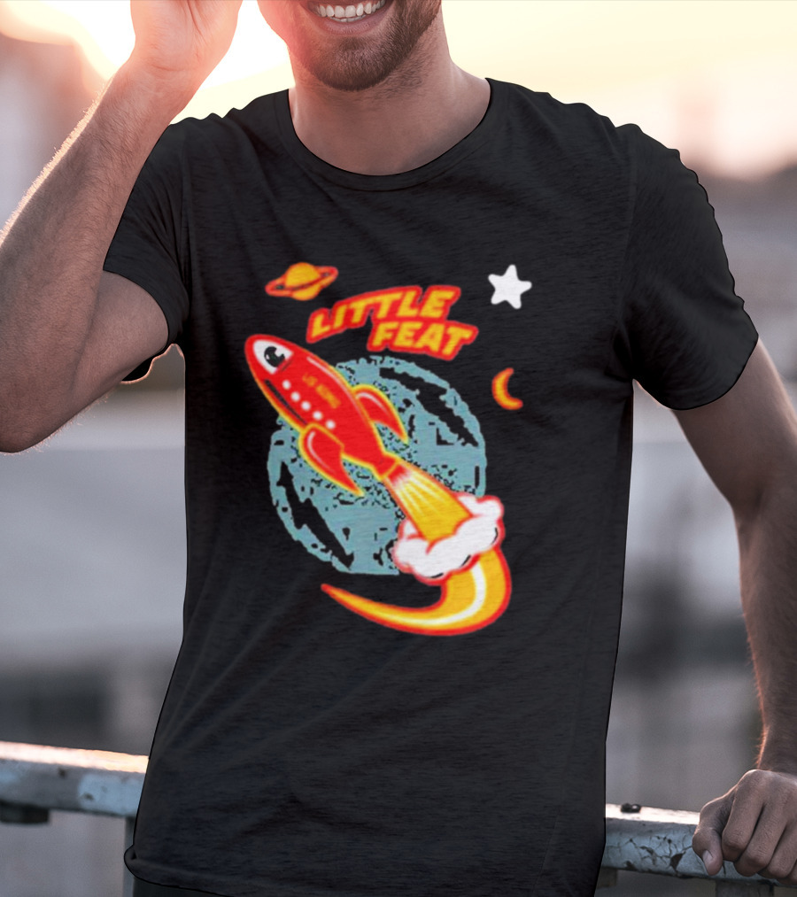 Little Feat Rocketship Planetary Adventure T-Shirt