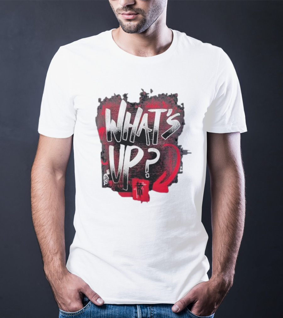 What's Up Bold Graphic R-Truth T-Shirt