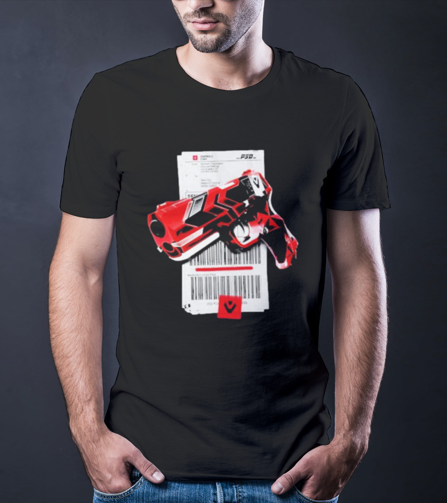 Sentinels Pistol Barcode PSD Capsule T-Shirt