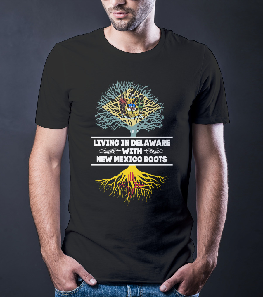 Delaware Life New Mexico Heritage Tree Design Roots T-Shirt