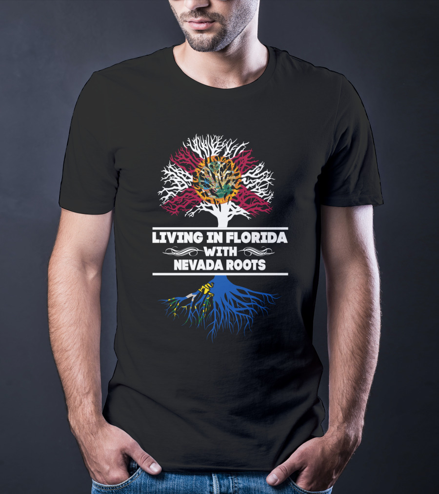 Florida Residency Nevada Heritage Tree T-Shirt