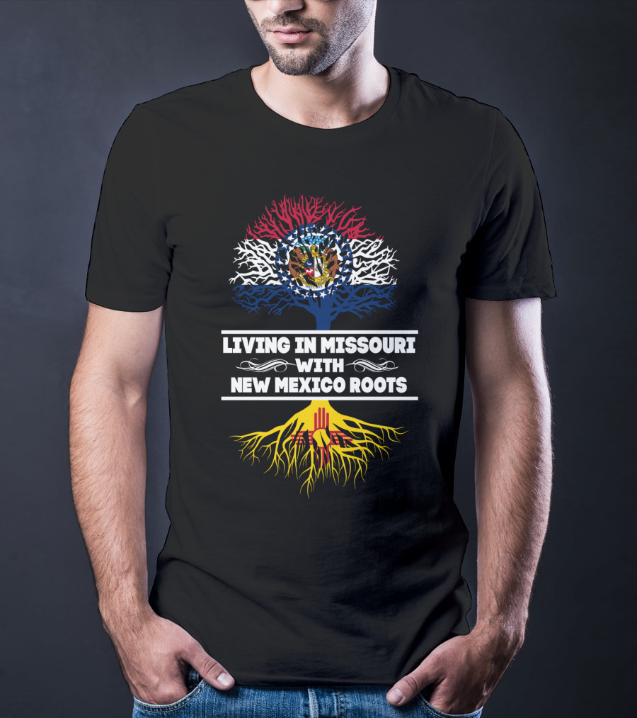 Missouri Living New Mexico Heritage Flag Tree T-Shirt