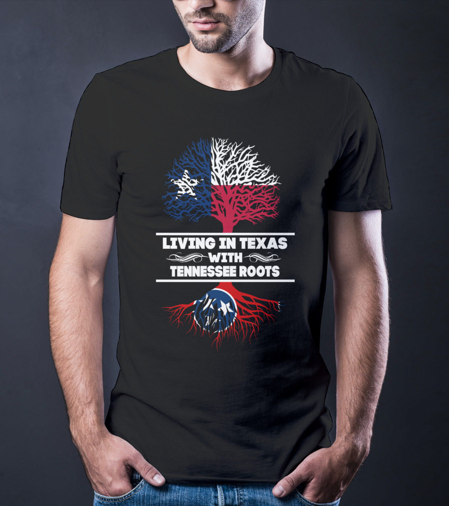 Texas Pride And Tennessee Heritage: Blending Lone Star State With Deep-rooted Volunteer Spirit T-Shirt