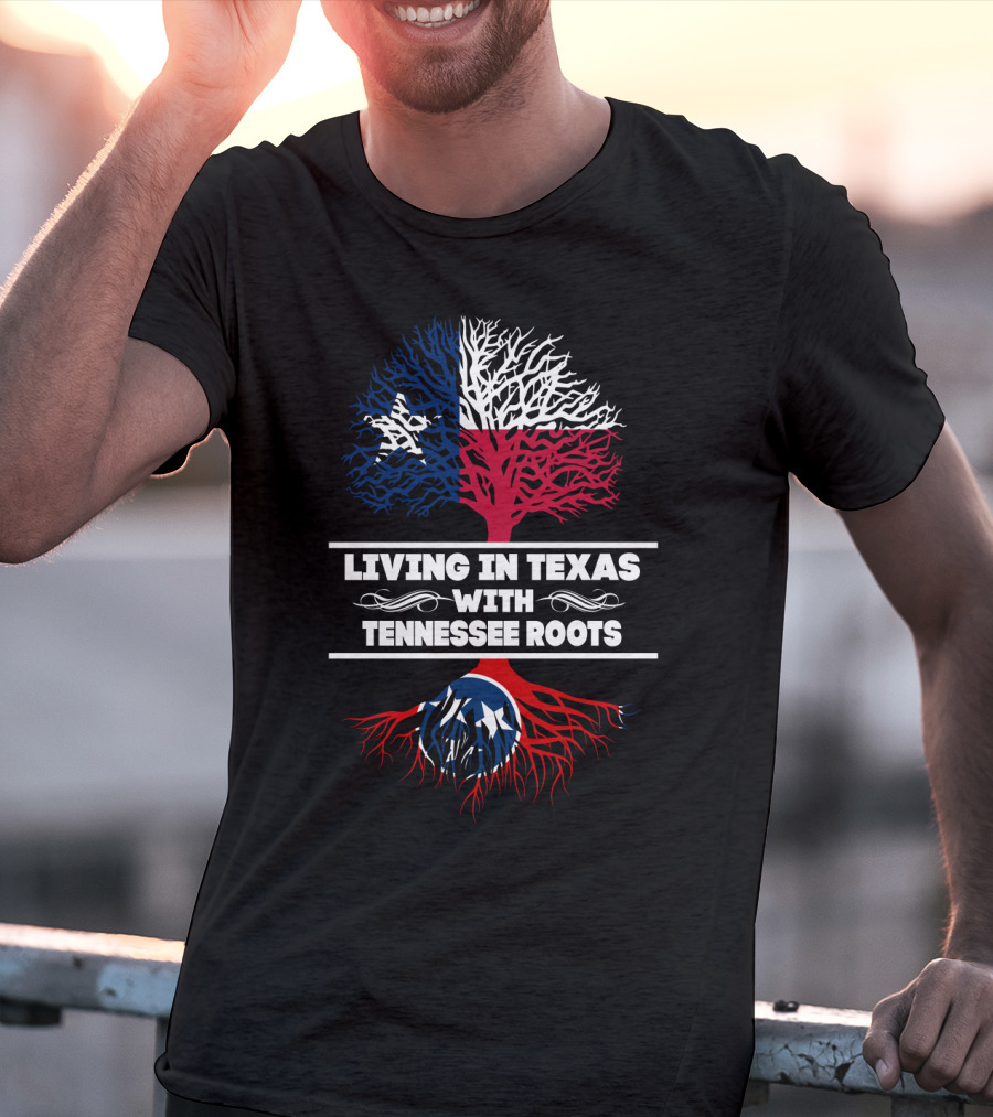 Texas Pride And Tennessee Heritage: Blending Lone Star State With Deep-rooted Volunteer Spirit T-Shirt