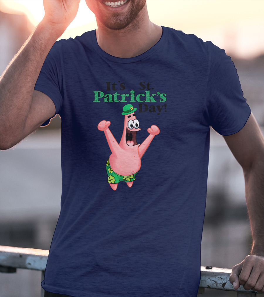 It's St. Patrick's Day Funny Patrick Character T-Shirt