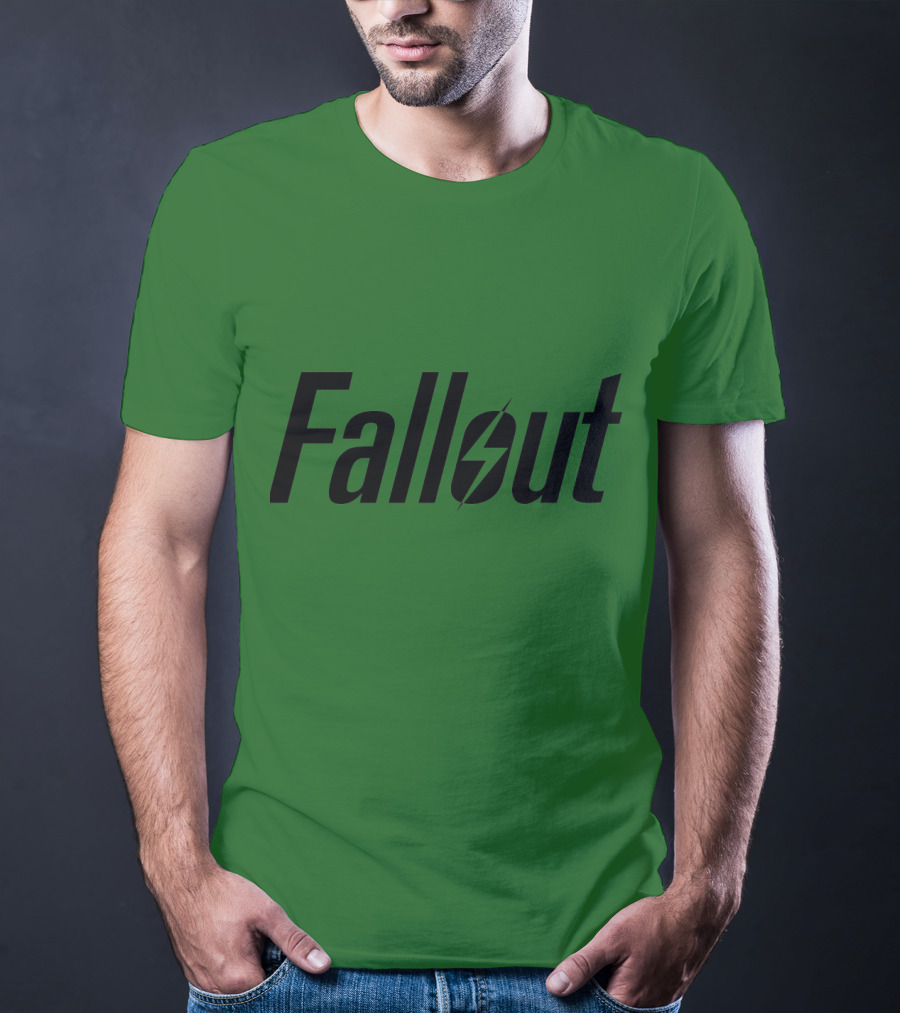 Fallout Logo Green Background T-Shirt