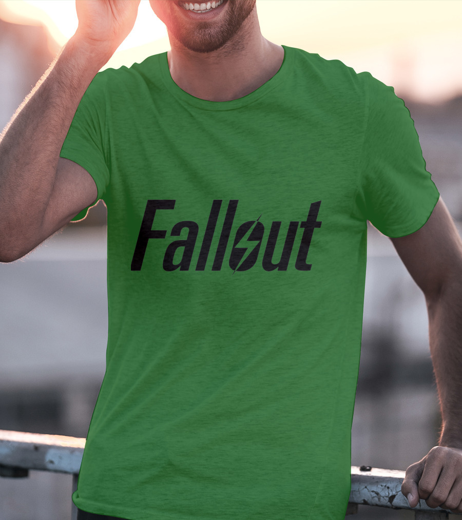 Fallout Logo Green Background T-Shirt