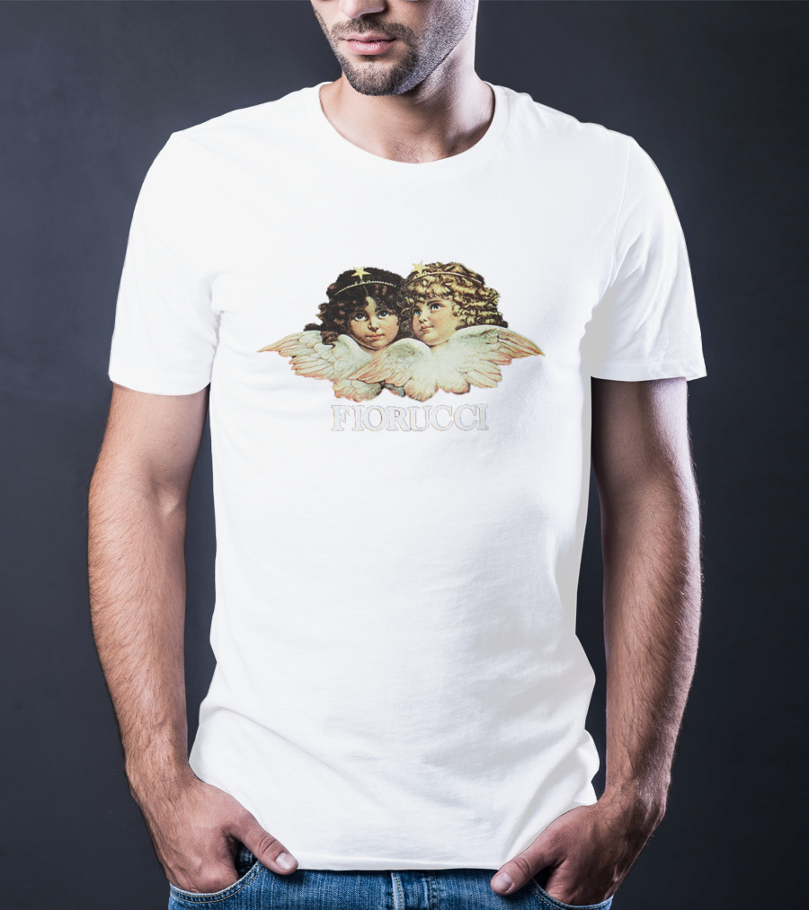 Fiorucci Angel Graphic Crop Top With Cherub T-Shirt