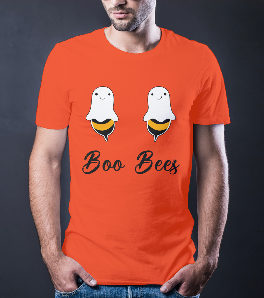 Boo Bees Funny Ghost Bee Pun Halloween T-Shirt