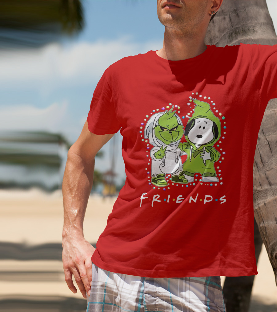 Baby Snoopy And Grinch Friends TV Show Hoodie Characters T-Shirt