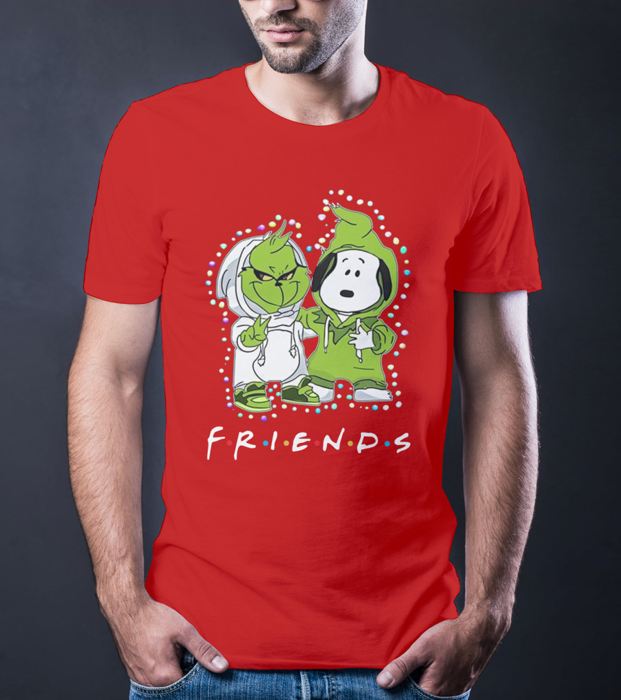 Baby Snoopy And Grinch Friends TV Show Hoodie Characters T-Shirt