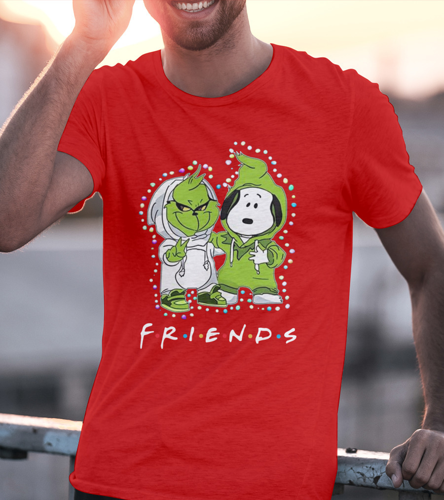 Baby Snoopy And Grinch Friends TV Show Hoodie Characters T-Shirt