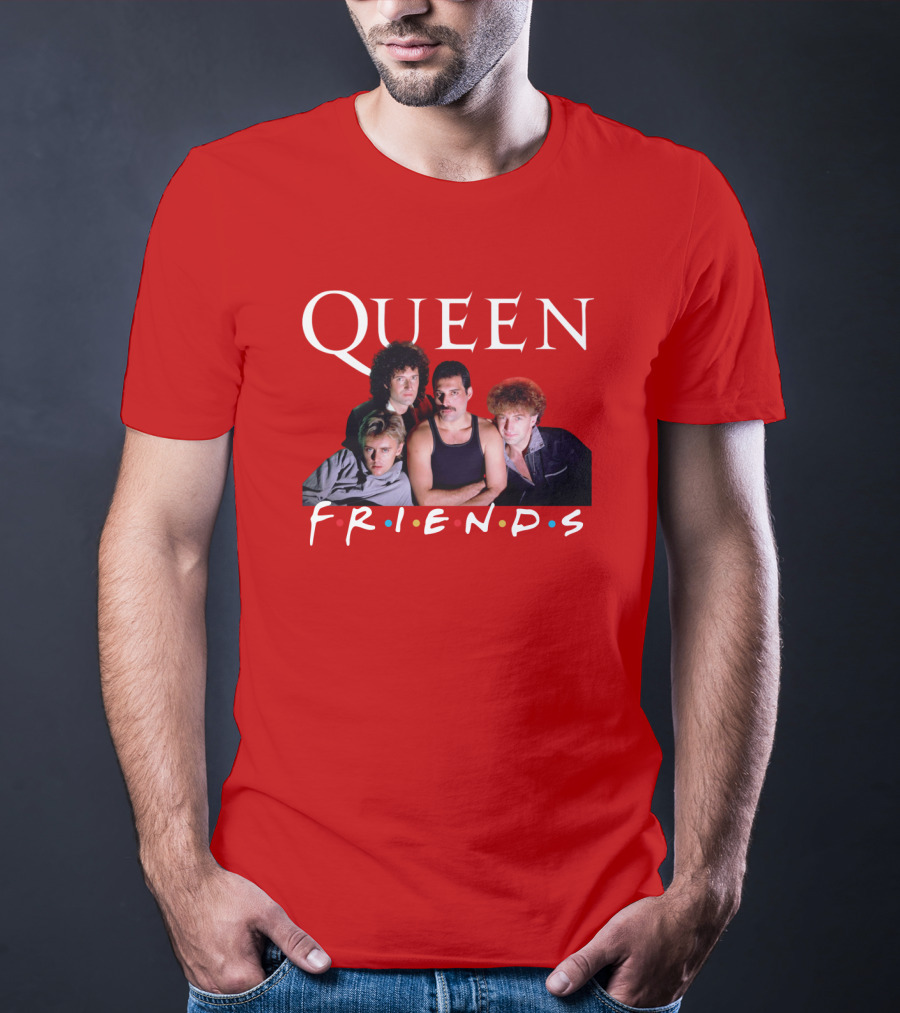 Queen Band Friends TV Show Mashup T-Shirt