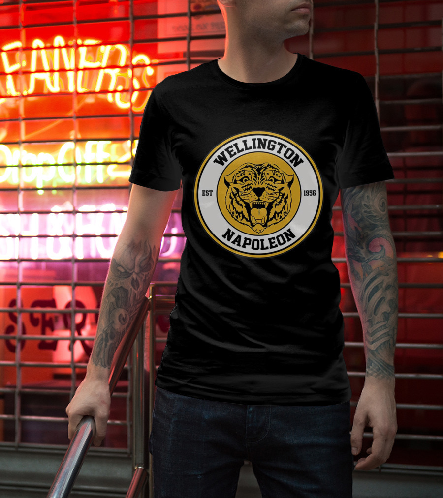 Wellington Napoleon Tigers EST 1956 Tiger Emblem T-Shirt