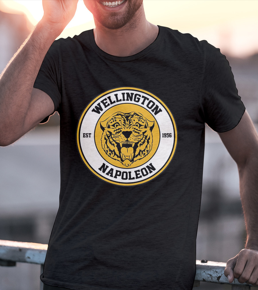 Wellington Napoleon Tigers EST 1956 Tiger Emblem T-Shirt