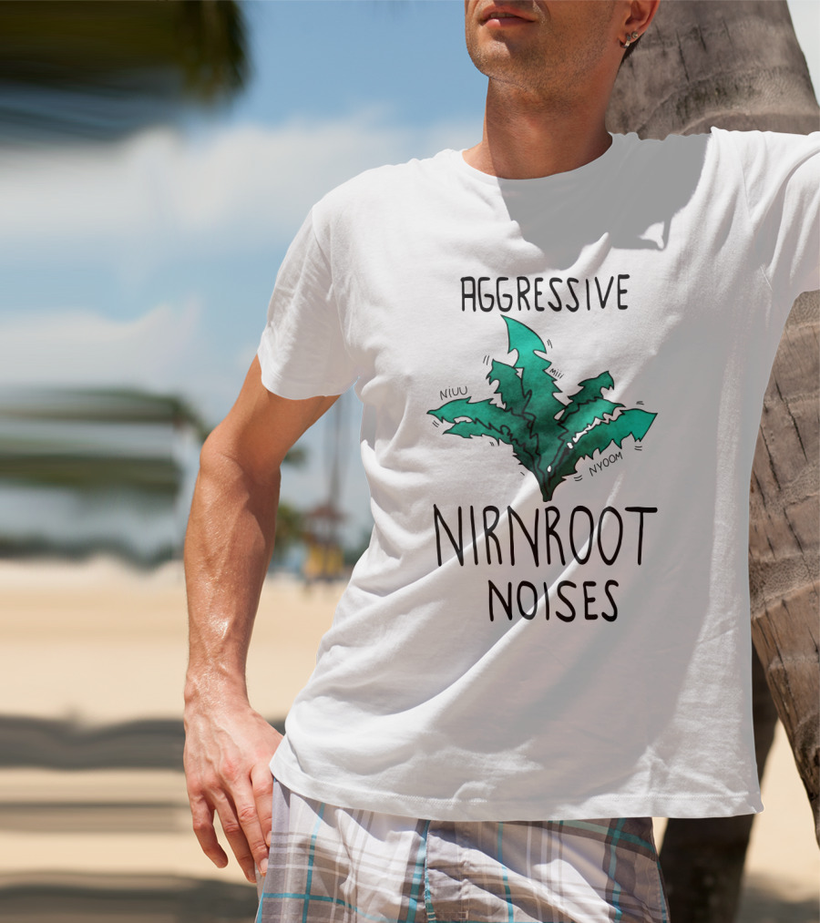 Aggressive Nirnroot Noises Niuu Nyoom Miii T-Shirt