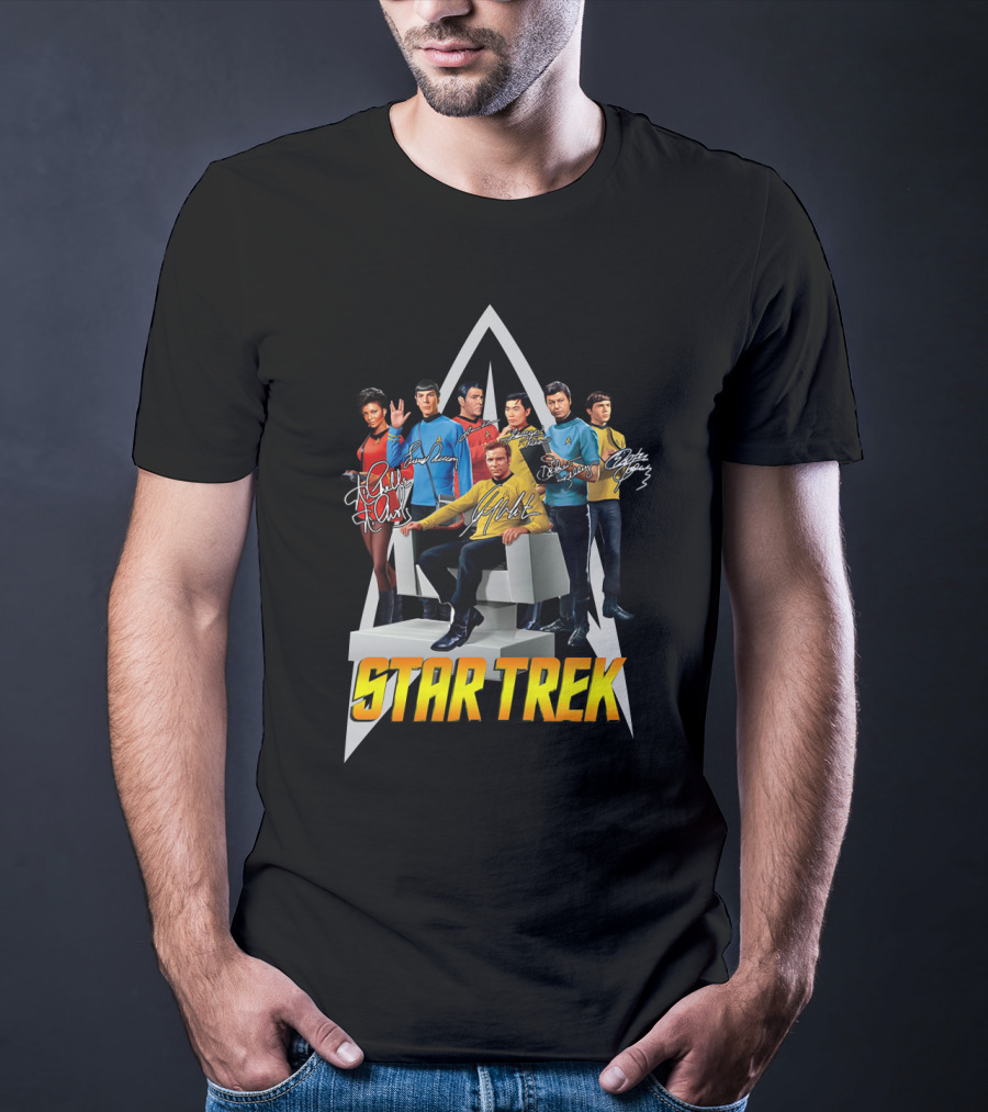 Star Trek Cast Character Ensemble T-Shirt