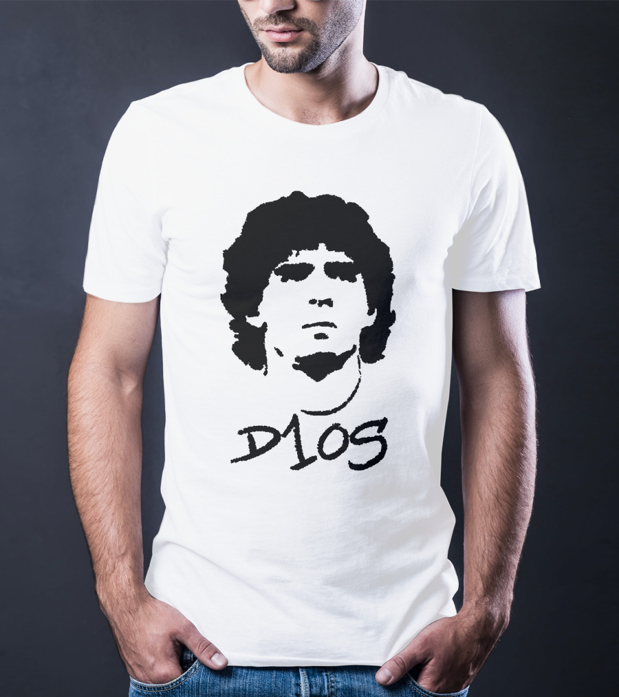 Diego Maradona D1OS Iconic Portrait Legend T-Shirt