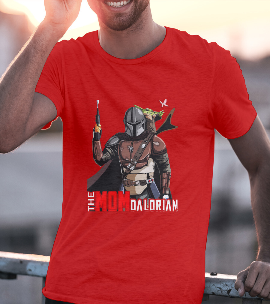 The Mom Dalorian Baby Yoda T-Shirt