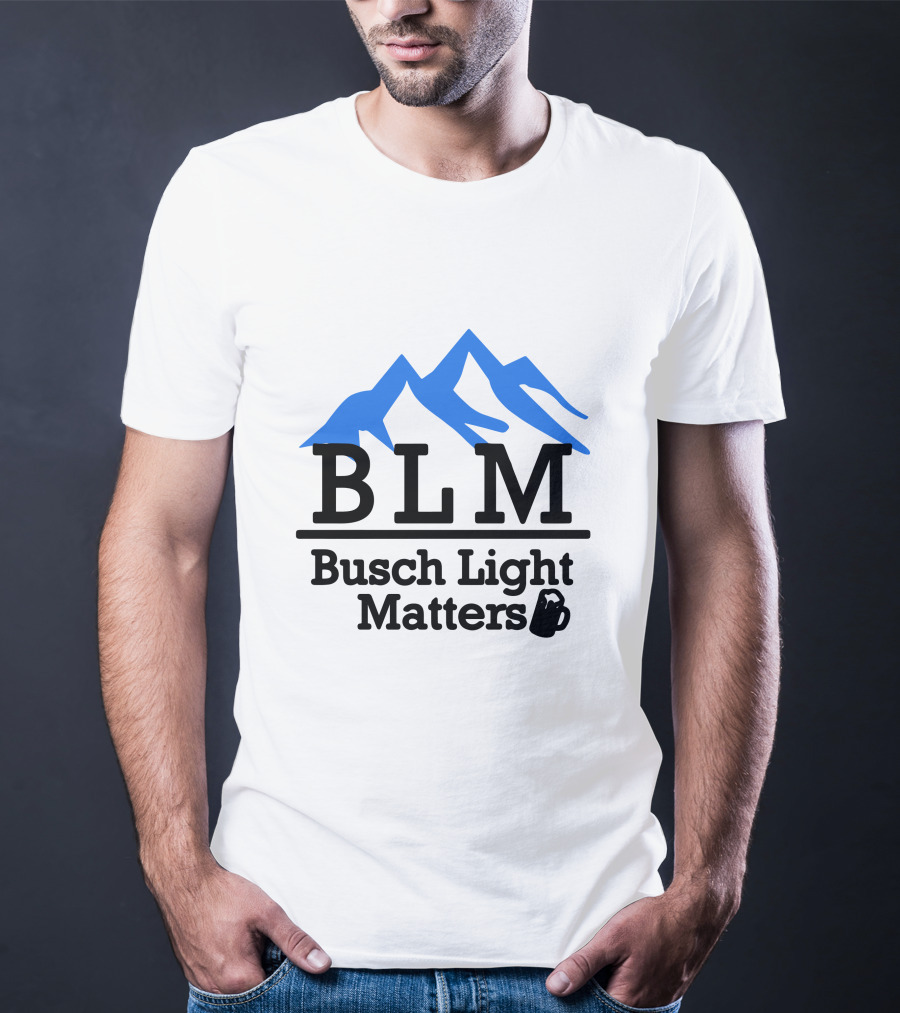 BLM Busch Light Matters Mountain T-Shirt