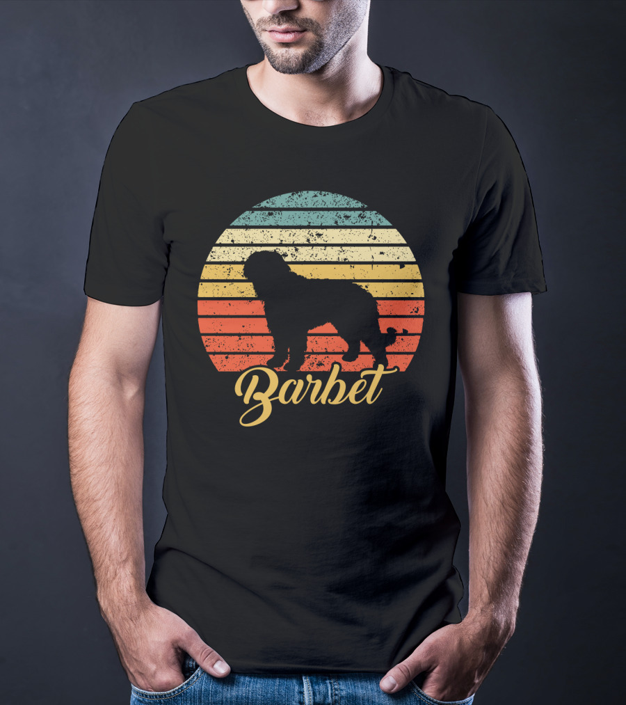 Vintage Barbet Retro Sunset T-Shirt