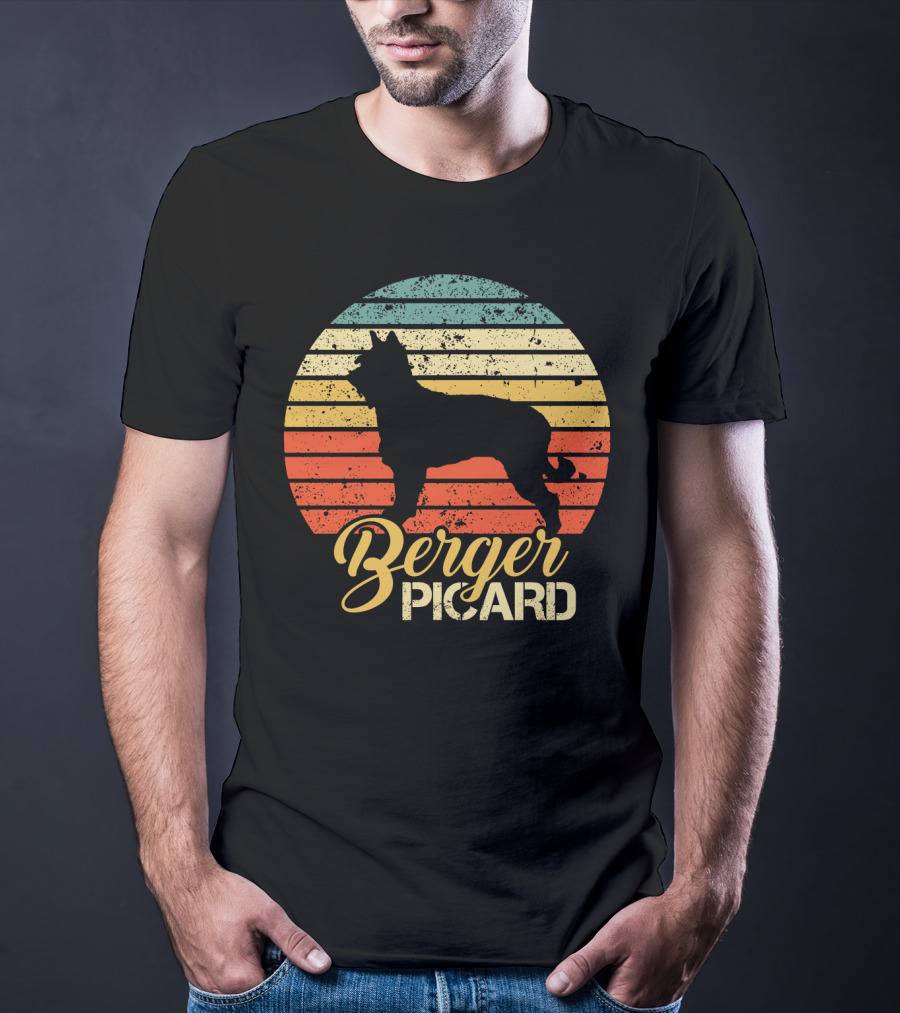 Retro Sunset Berger Picard T-Shirt